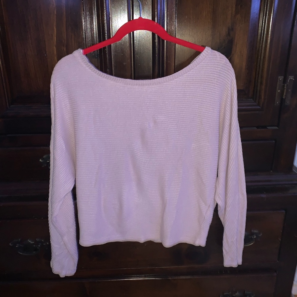 Light pink sweater top